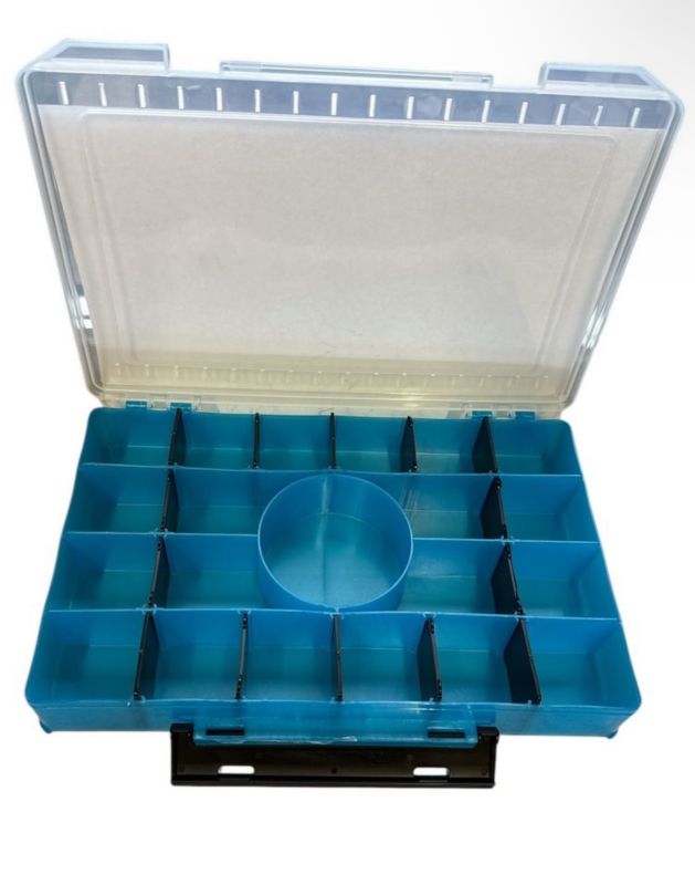 Коробка рибальська для приманок - Одностороння - Синя