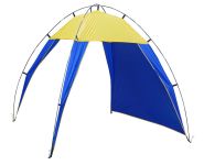 Намет для пляжу - Сонцезахисний - Жовто-синій