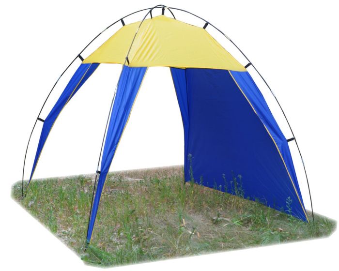 Намет для пляжу - Сонцезахисний - Жовто-синій
