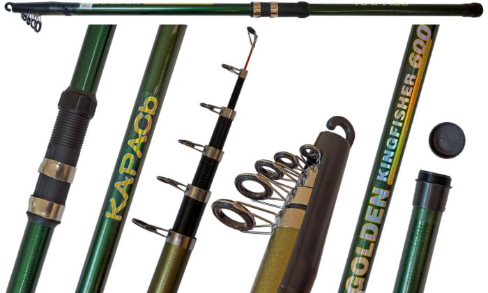 Вудлище Golden Kingfisher "Карась" - Склопластик - 4 м