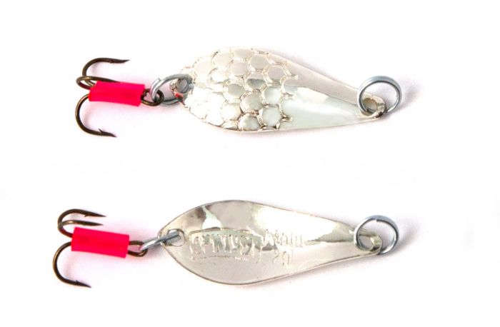 Блешня Spinnex Atom - 2 г, що коливаються - З лускою - Срібло