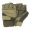 Рукавички тактичні ЗСУ - З відкритими пальцями - М'яка кістка - Хакі