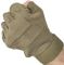 Рукавички тактичні ЗСУ - З відкритими пальцями - М'яка кістка - Хакі
