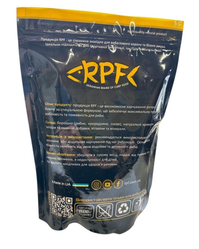 ПВА-Мікс RPF - М'ясний Удар - Суміш для ПВА-стиків, ПВА-пакетів, флет-годівниць - 1 кг