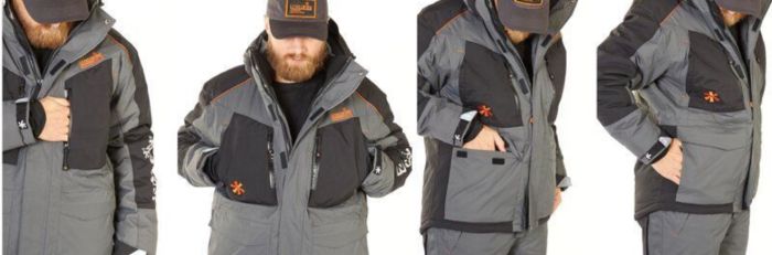 Зимовий костюм Norfin Discovery 2 - Сірий - до –35°C