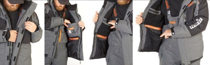 Зимовий костюм Norfin Discovery 2 - Сірий - до –35°C