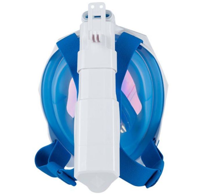 Маска для плавання - Повнолицева - Дзеркальна - M2068/SG7 - Розмір S/M - Cиній