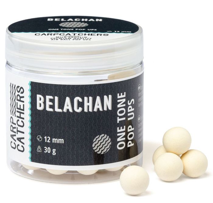 Бойли Carp Catchers Pop Ups - Ø12 мм - White - Однотонні - Belachan