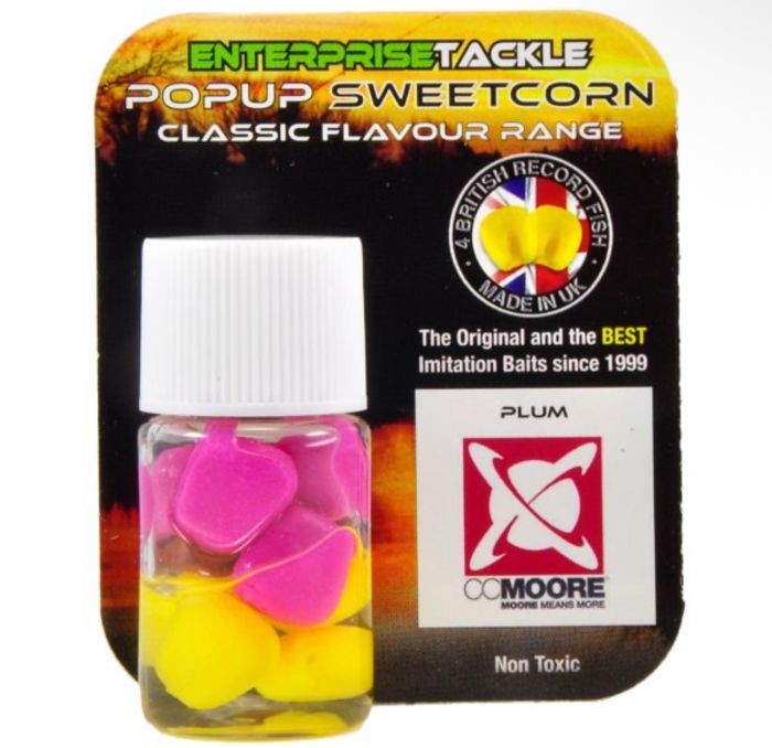 Кукурудза силіконова EnterPrise у дипі - Штучна - Plum Corn-CC Moore - Yellow/Bright Purple - 8 шт/уп