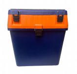 Ящик для зимової риболовлі - Синьо-помаранчевий - Україна.