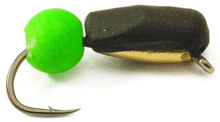 Мормишка Вольфрамова Володимирська "Гвоздик з кулькою неон" з/к - 3 мм - 0,8 г - Арт.206