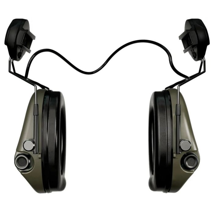 Активні тактичні навушники Sordin Supreme Pro-X Slim Green із кріпленням на шолом Sordin ARC rails