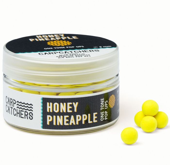 Бойли pop-up Carp Catchers - Ø8 мм - Fluoro Yellow - Однотонні - Honey Pineapple