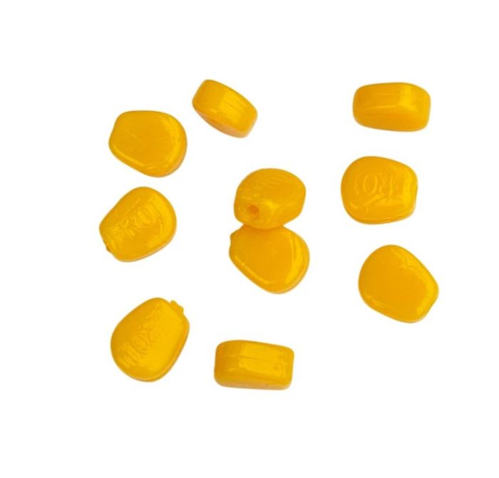 Штучна кукурудза Fishing Roi - Силіконова - Плаваюча - Солодка кукурудза - 10 шт/уп