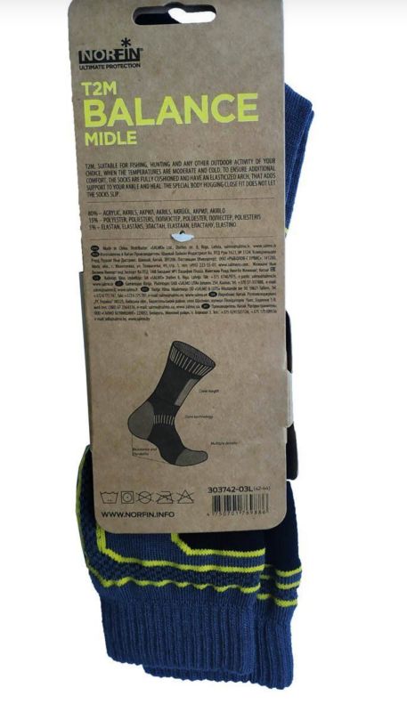 Шкарпетки Norfin Balance Middle T2M