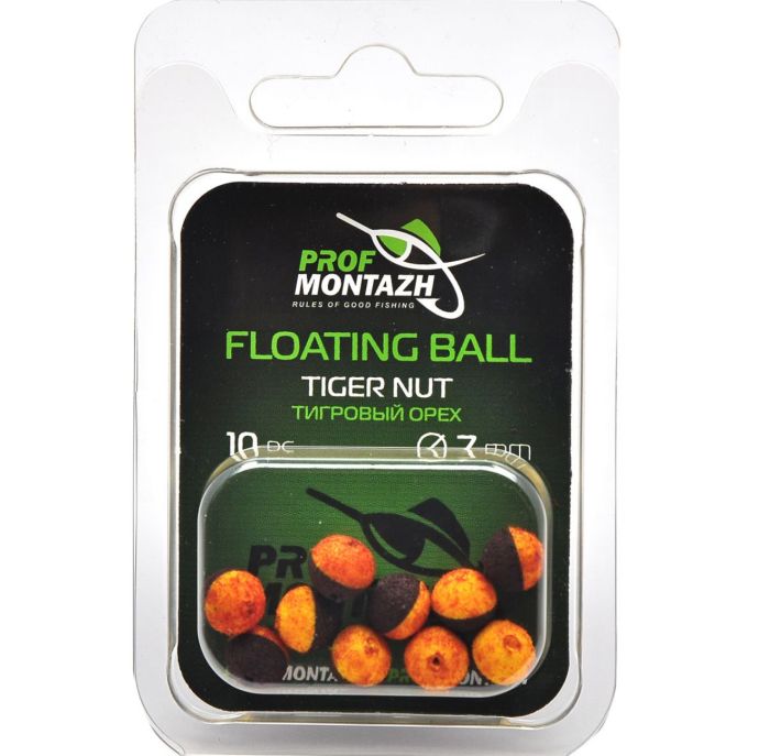 Насадка ароматизована Проф Монтаж Floating Ball - Плаваюча - Ø7 мм - Тигровий горіх "Tiger Nut" - 10 шт/уп