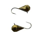 Мормишка Вольфрамова Hayabusa Крапля - Гранена - Золото