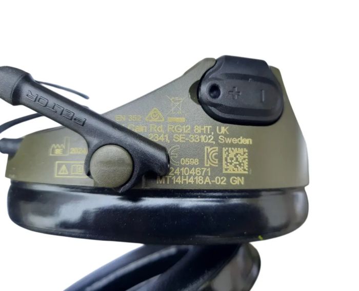 Активні тактичні навушники 3M Peltor ComTac VIII - MT14H418A-02 GN Headset - Green
