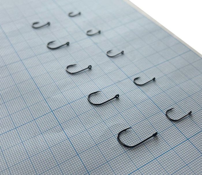 Набір гачків - Розміри 3-12 - 500 шт/уп - Чорний нікель