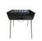Мангал Чемодан - Розкладний - Зі знімними ніжками - Сталь 2 мм - 47x35x16 см - На 8 шампурів
