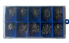 Набір гачків - Розміри 3-12 - 500 шт/уп - Білий