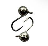 Мормишка вольфрамова - Куля Гранена - Прибалтика - Срібло - 10 шт/уп - 0.25 г, Гачок: Kumho №18