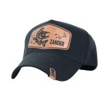 Кепка-трекерка Кентавр - Аплікація fish ZANDER - 57-58 розмір - Коттон - Чорний