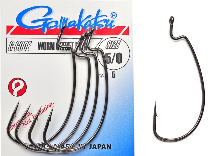 Гачок Gamakatsu Worm Offset EWG NS/0