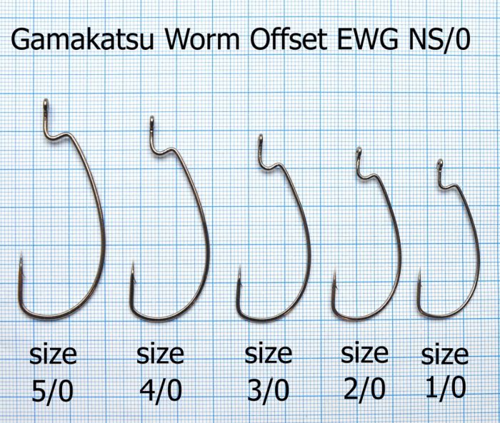 Гачок Gamakatsu Worm Offset EWG NS/0