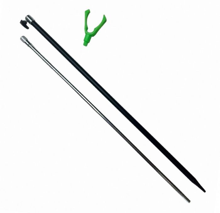 Підставка під сигналізатор - Рогач - Різьблення пластик -Зелений 1,2 м