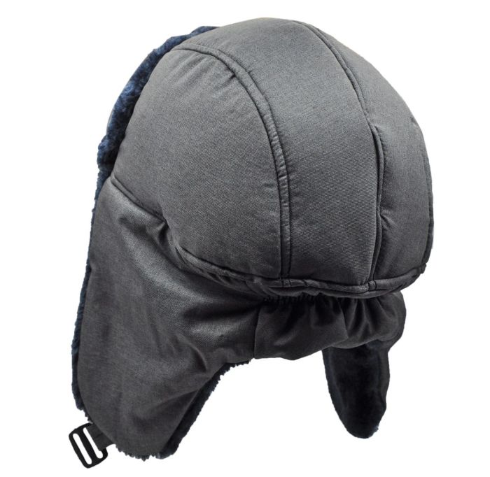 Шапка-вушанка Anvi - Сера