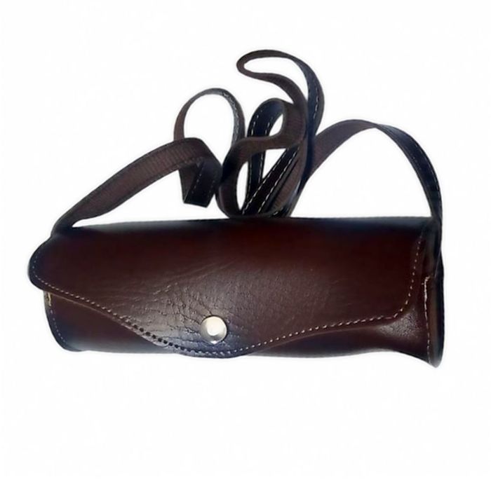 Набір склянок із нержавіючої сталі обтягнутих шкірою Україна JB-02 - 6 шт. x 180 мл - У шкіряному чохлі - Китай