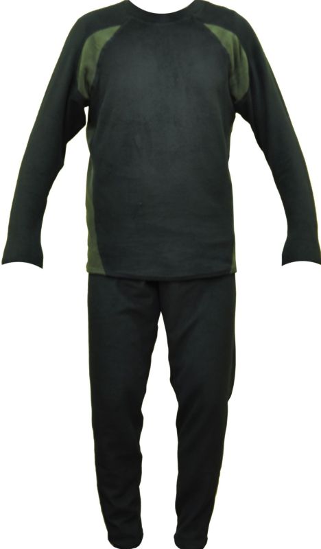 Термобілизна Термопроф - Carpe Diem Coral Fleece - Чорно-зелений