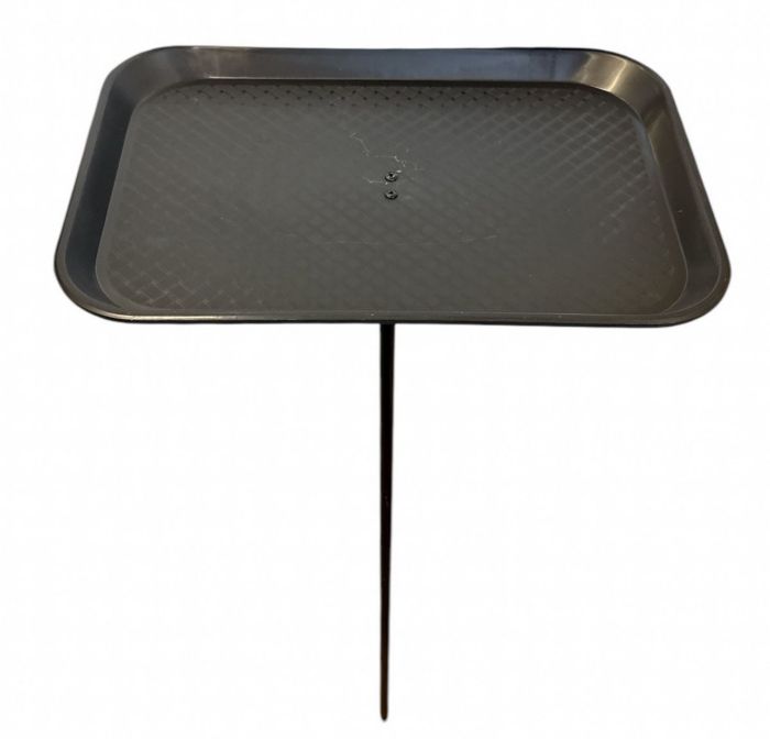 Карповий монтажний столик Anvi під підставку - З адаптером - 35х25х4 см - Пластик - Чорний