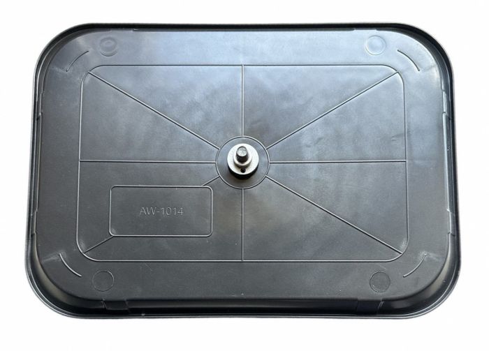 Карповий монтажний столик Anvi під підставку - З адаптером - 35х25х4 см - Пластик - Чорний