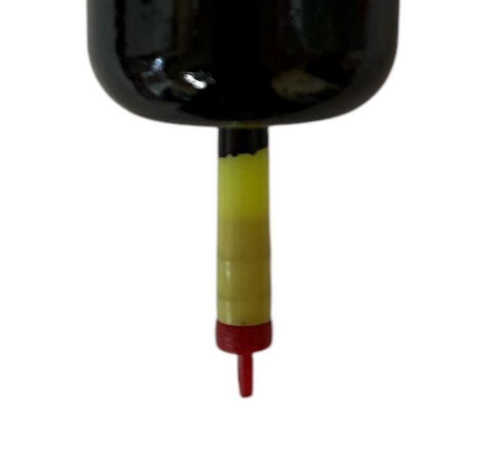 Поплавець для лову товстолоба, хижака XL - Червоно-жовто-чорний