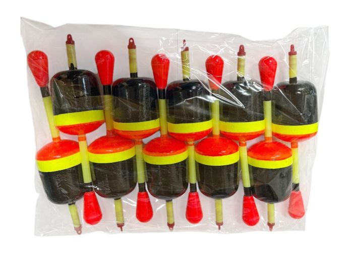 Поплавець для лову товстолоба, хижака XL - Червоно-жовто-чорний