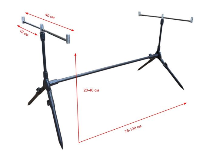 Підставка рід-під на 3 вудилища - Rod Pod Gladiator