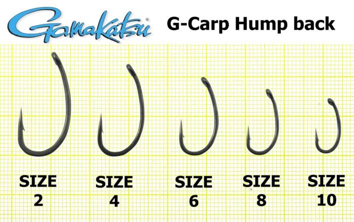Гачок Gamakatsu G-Carp Hump back - Тефлонове покриття - 10 шт/уп