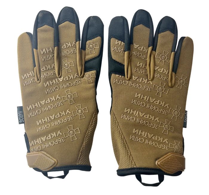 Рукавички тактичні ЗСУ - Вид 1 - Коричнево-чорні