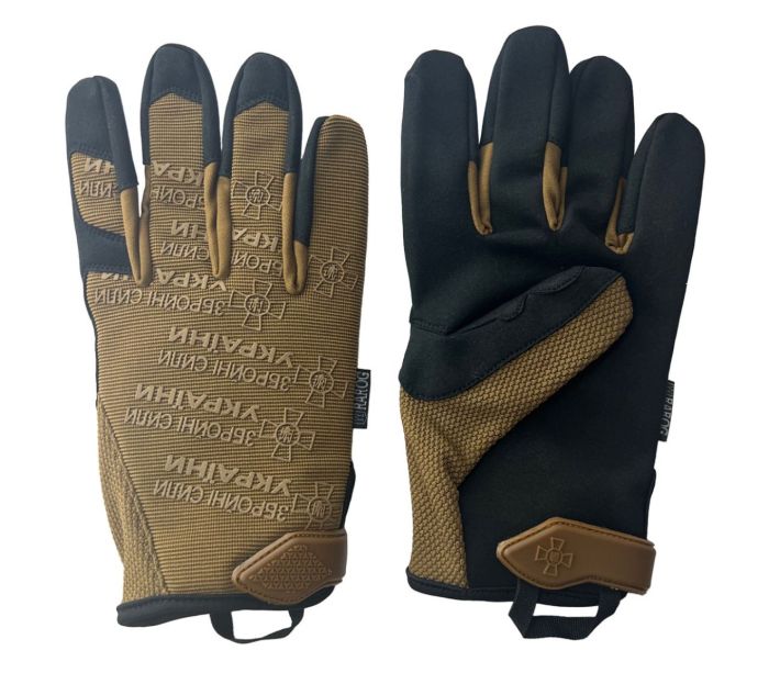 Рукавички тактичні ЗСУ - Вид 1 - Коричнево-чорні
