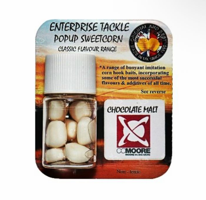 Кукурудза силіконова EnterPrise в дипі - Штучна - Chocolate Malt Corn-CC Moore - White - 8 шт/уп