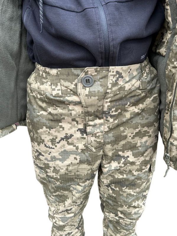 Костюм зимовий Гірка - Куртка+штани - Підкладка фліс - Піксель