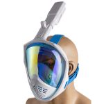 Маска для плавання - Повнолицева - Дзеркальна - M2068/LG11 - Розмір L/XL - Синій