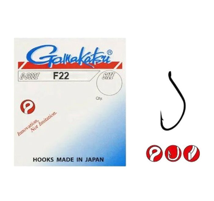 Гачок Gamakatsu F22 - 25 шт/уп