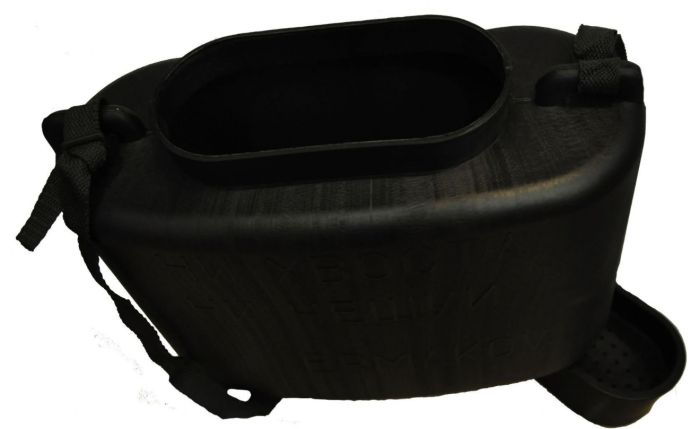 Кан для зберігання живця Тонар (Ermakov) - 10 л - 36x14x25 см - Чорний