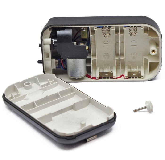 Компресор для живця Energoteam - Чорний - Живлення 2 батарейки + Прикурювач