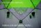 Палатка зимова Лотос Куб Класік С9 - Зелена (дуга - склопластикова арматура)