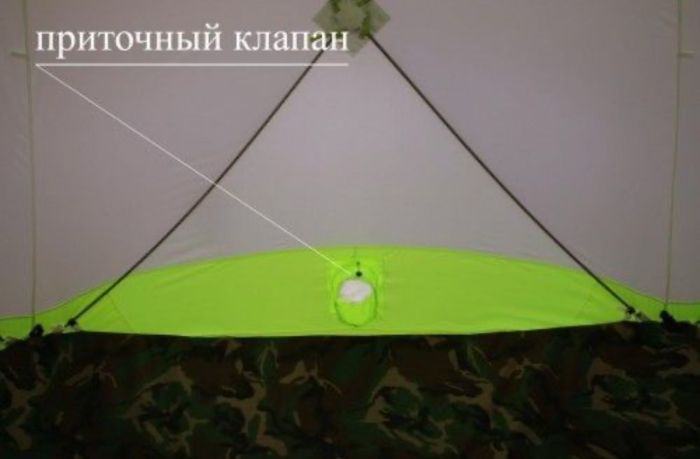 Палатка зимова Лотос Куб Класік С9 - Зелена (дуга - склопластикова арматура)