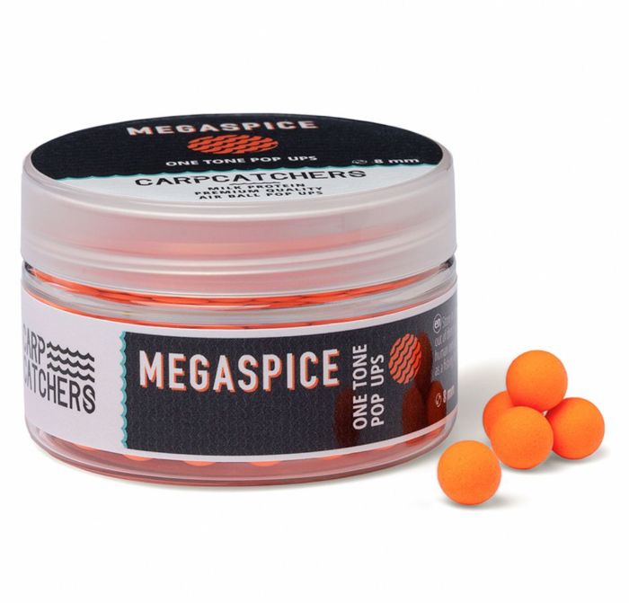 Бойли pop-up Carp Catchers - Ø8 мм - Fluoro Orange - Однотонні - Megaspice